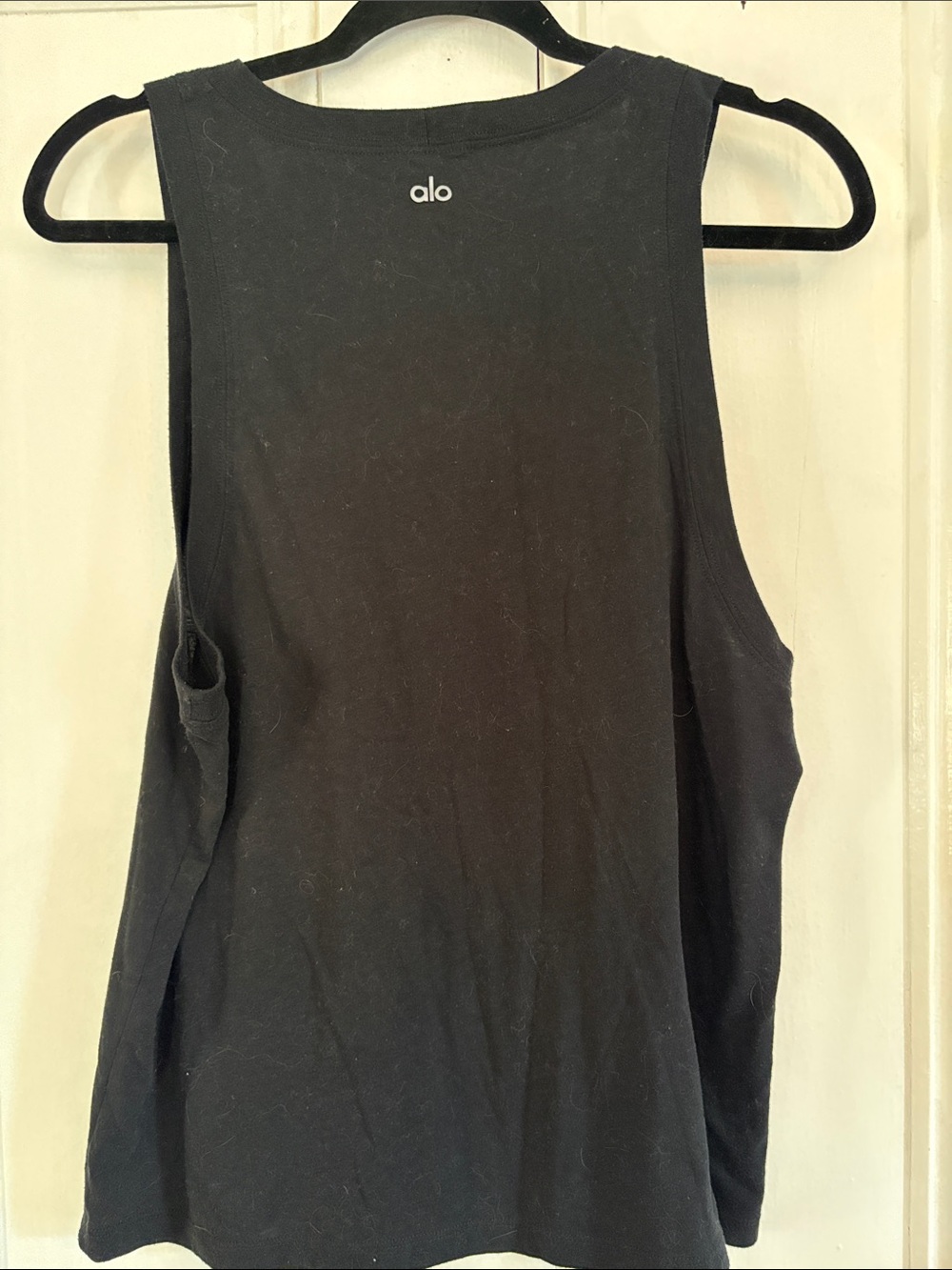 ALO Yoga Black Sleeveless Muscle Tank